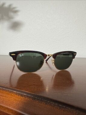 Ray-Ban Clubmaster Sunglasses in Tortoise and Green